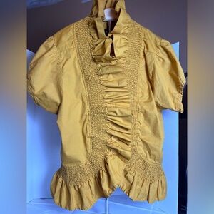 2x Shrug mustard color